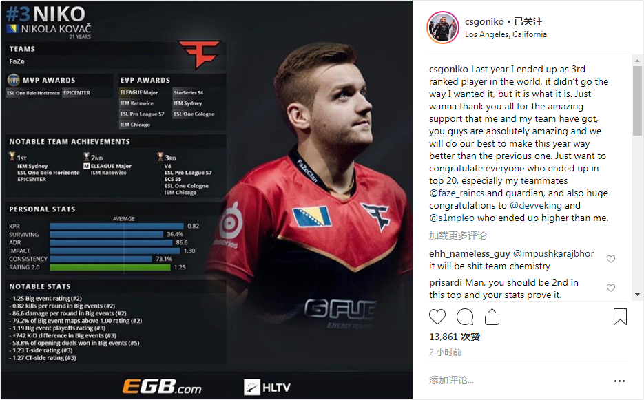 NiKo ：“我100%会在未来成为IGL”